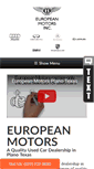 Mobile Screenshot of europeanmotorsusa.com